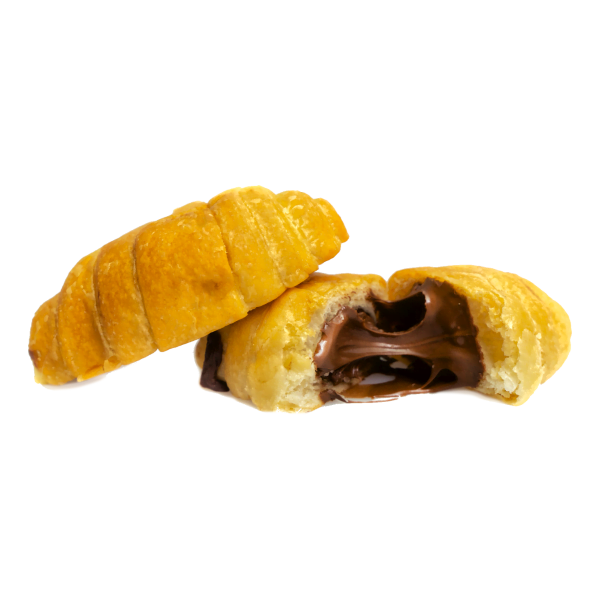 croissant relleno de chocolate
